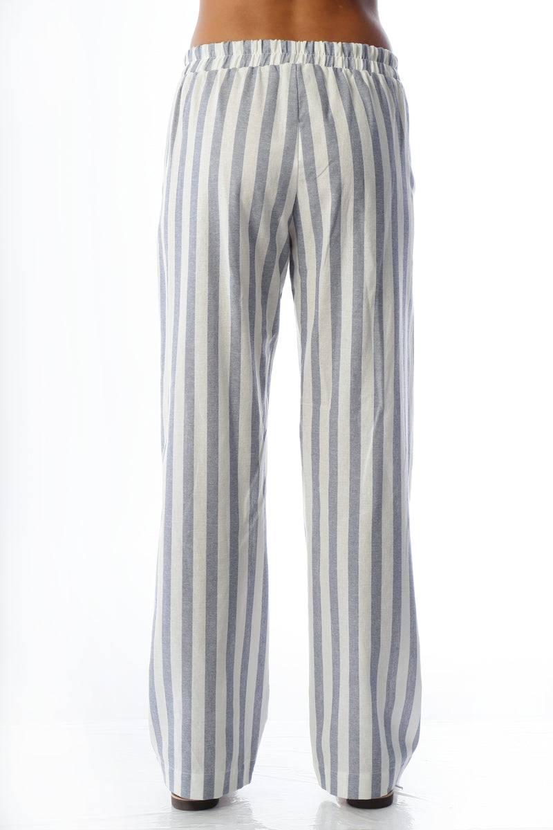 Paola T. Pantalone Palazzo In Puro Cotone