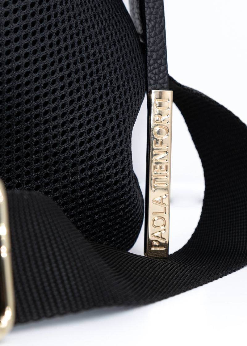 Paola T. Sacca Hobo In Traforato Con Dettagli Oro