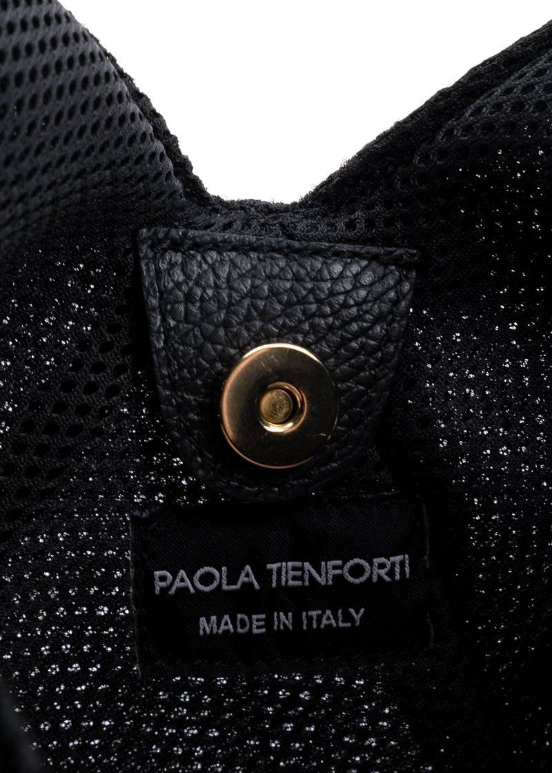 Paola T. Sacca Hobo In Traforato Con Dettagli Oro