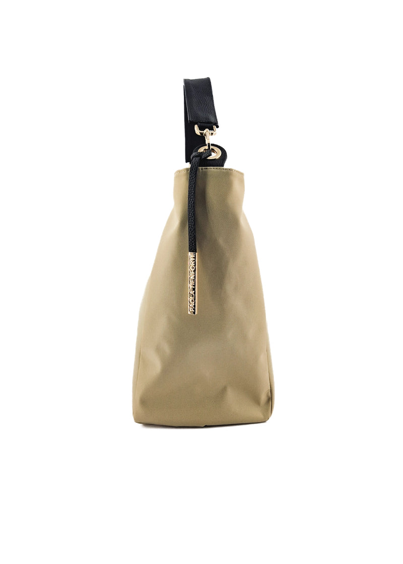 Paola T. Sacca In Nylon Con Dettagli Oro