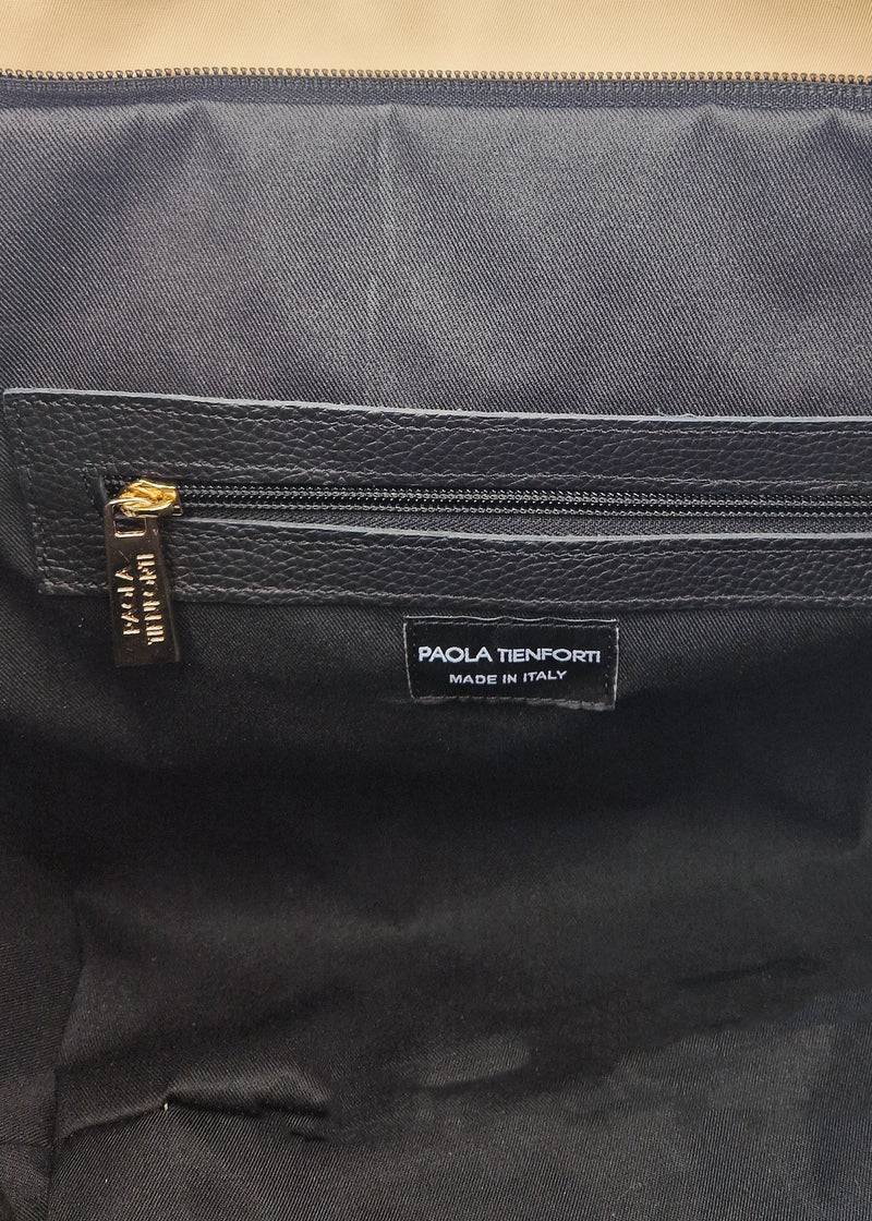 Paola T. Sacca In Nylon Con Dettagli Oro