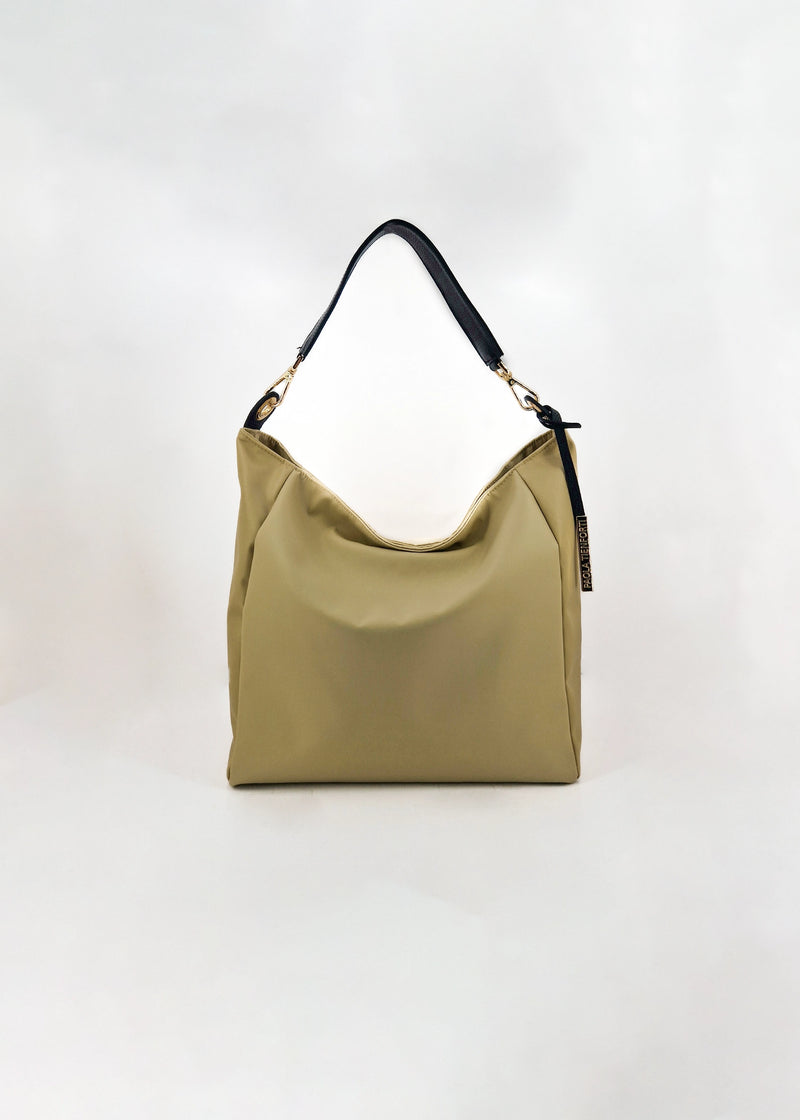 Paola T. Sacca In Nylon Con Dettagli Oro