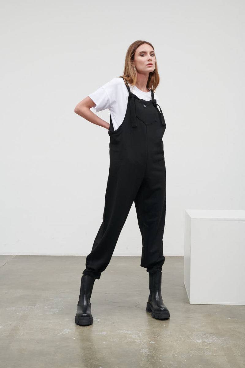 Paola T. Salopette In Cotone Stretch