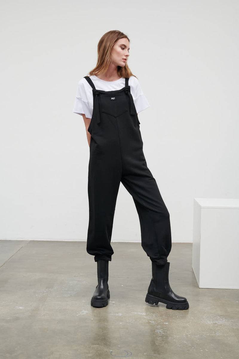 Paola T. Salopette In Cotone Stretch