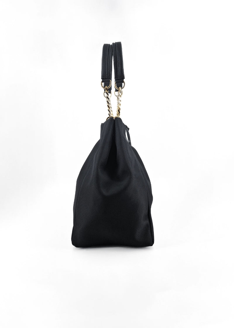 Paola T. Shopper In Cordura Con Dettagli Oro