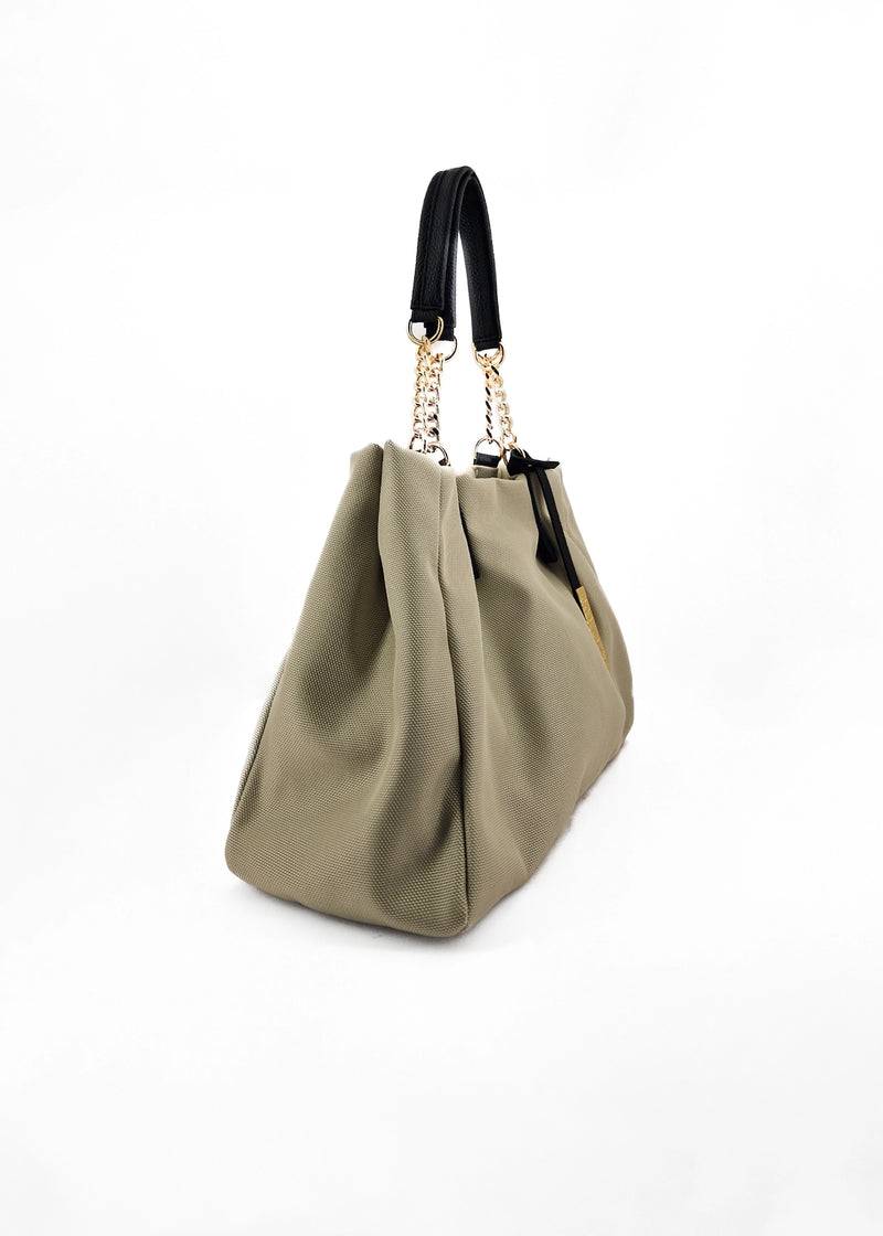 Paola T. Shopper In Cordura Con Dettagli Oro