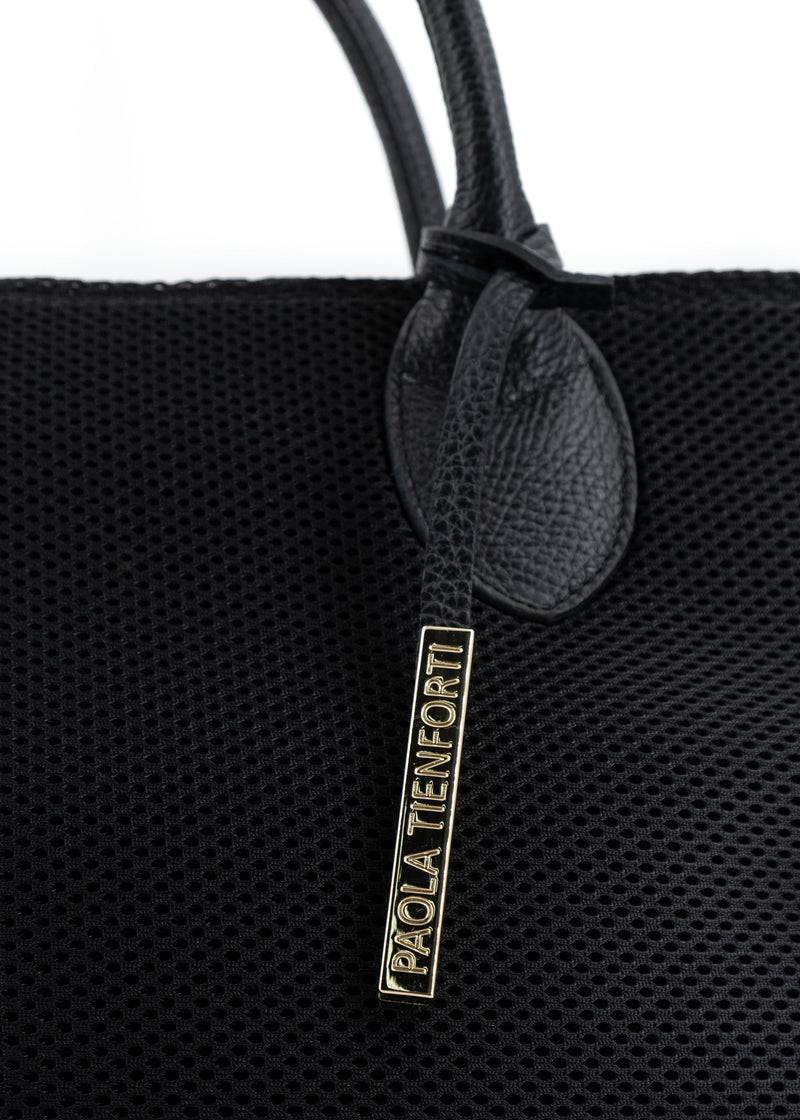 Paola T. Shopper In Traforato Con Pendente Argento