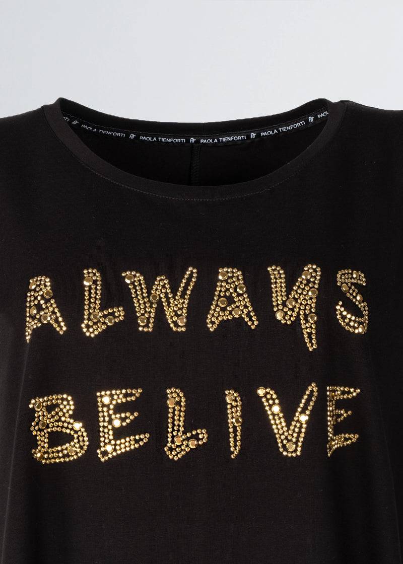 Paola T. T-shirt In Cotone Stretch