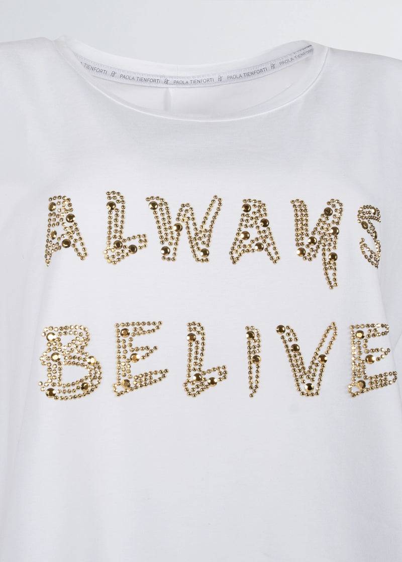 Paola T. T-shirt In Cotone Stretch