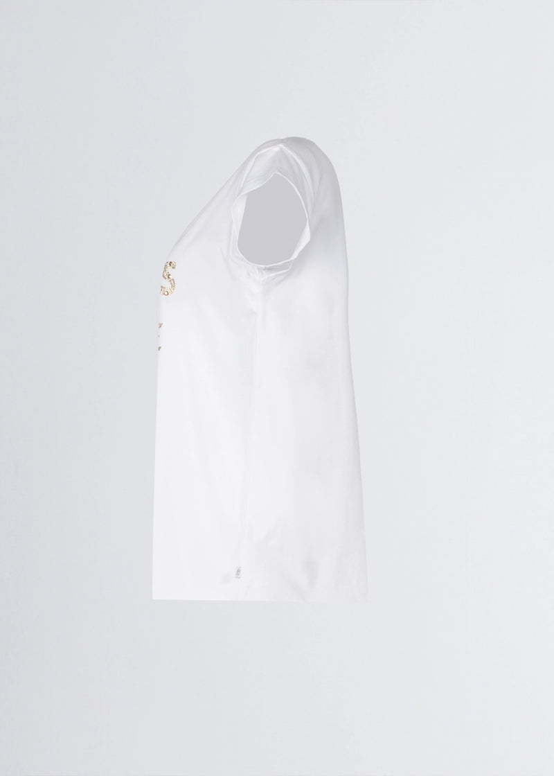 Paola T. T-shirt In Cotone Stretch