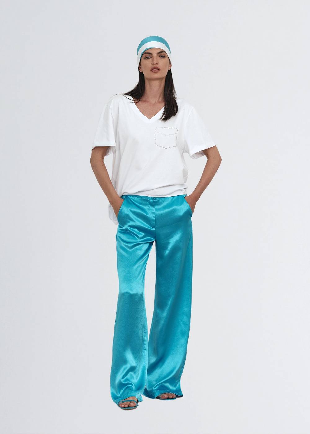 Paola T. T-Shirt in cotone stretch