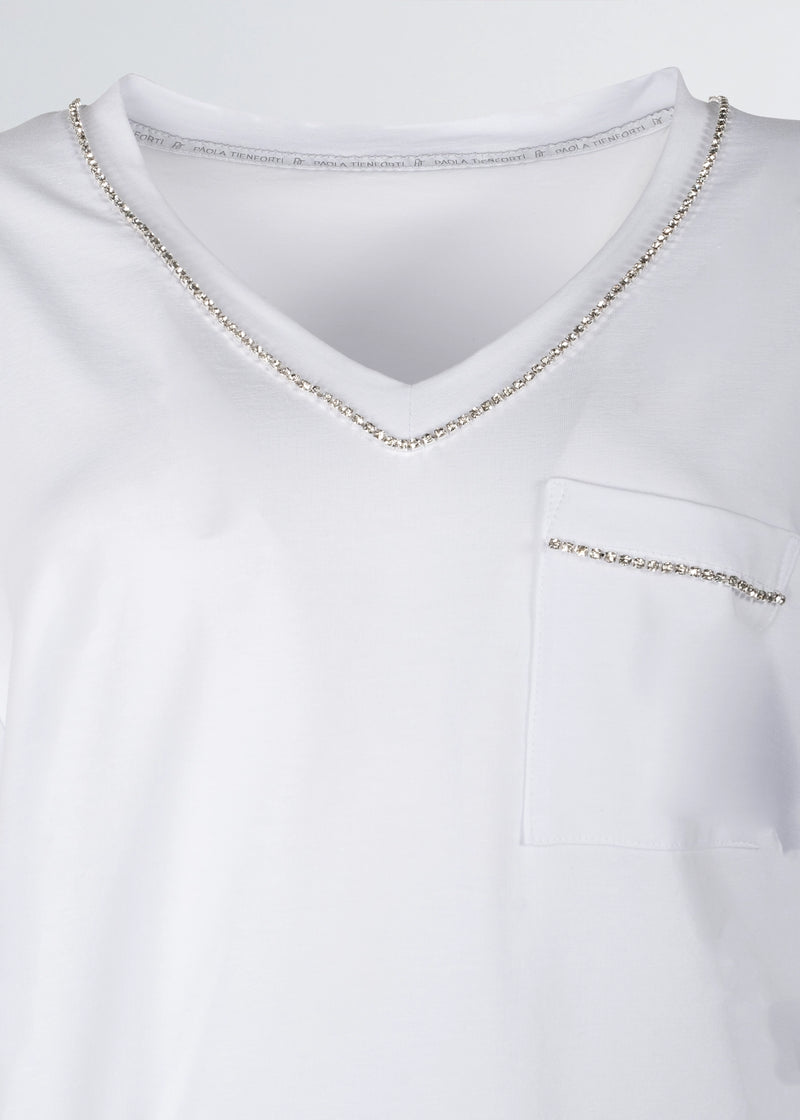 Paola T. T-Shirt In Cotone Stretch