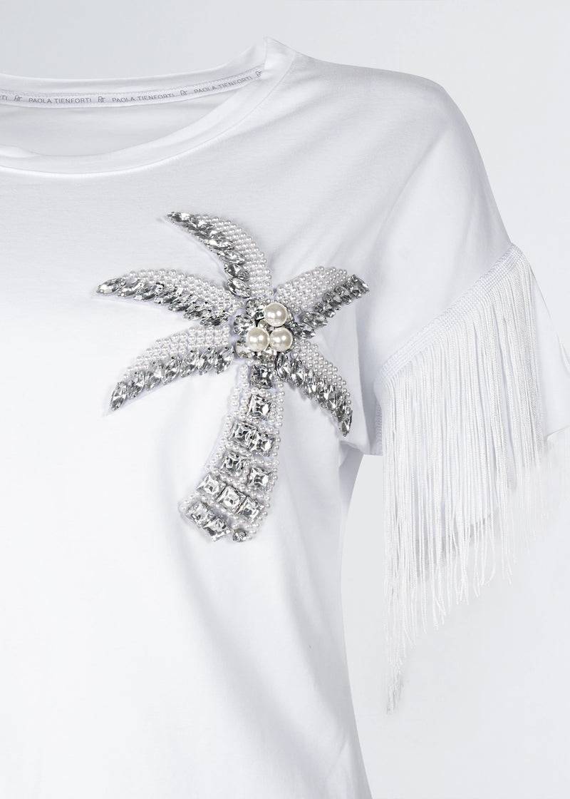 Paola T. T-shirt In Cotone Stretch