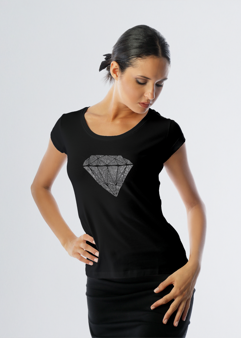 Paola T. T-shirt Slim Diamond