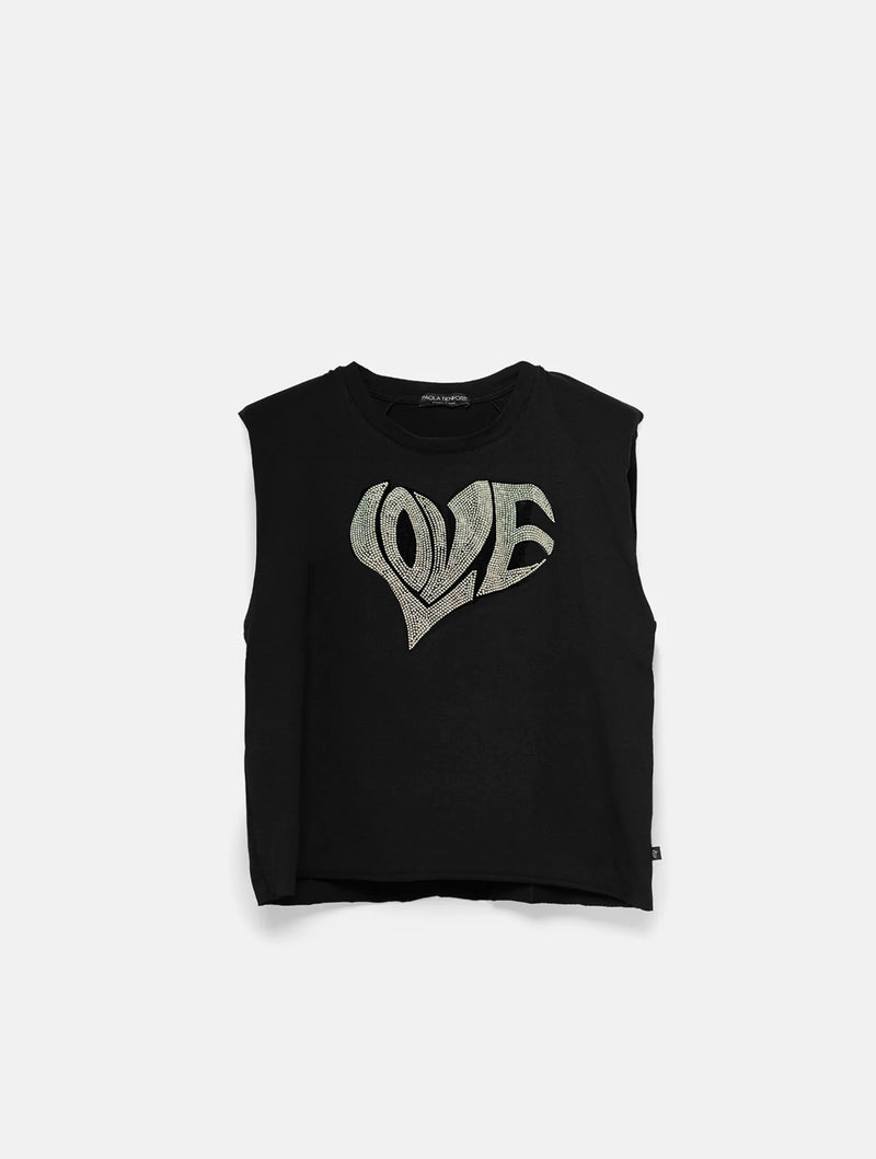 Paola T. T-shirt Smanicata Heart