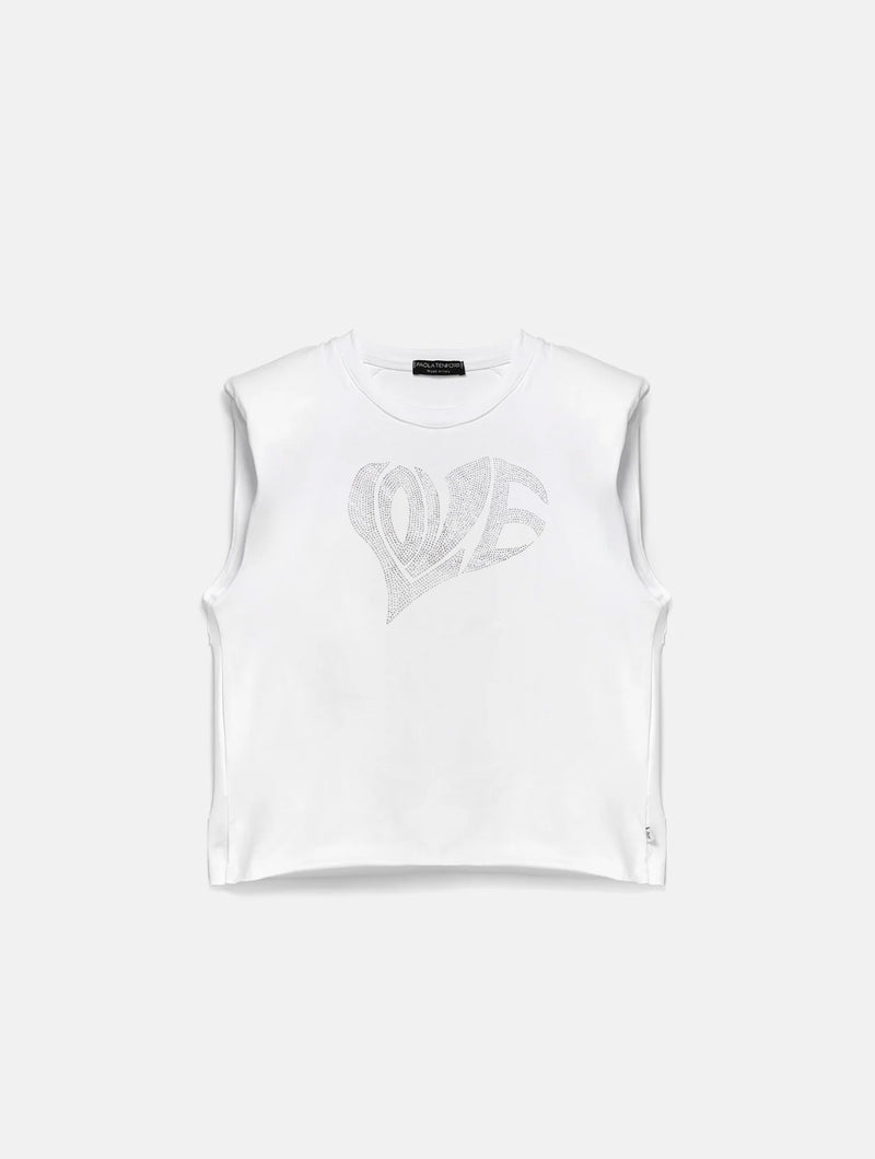 Paola T. T-shirt Smanicata Heart