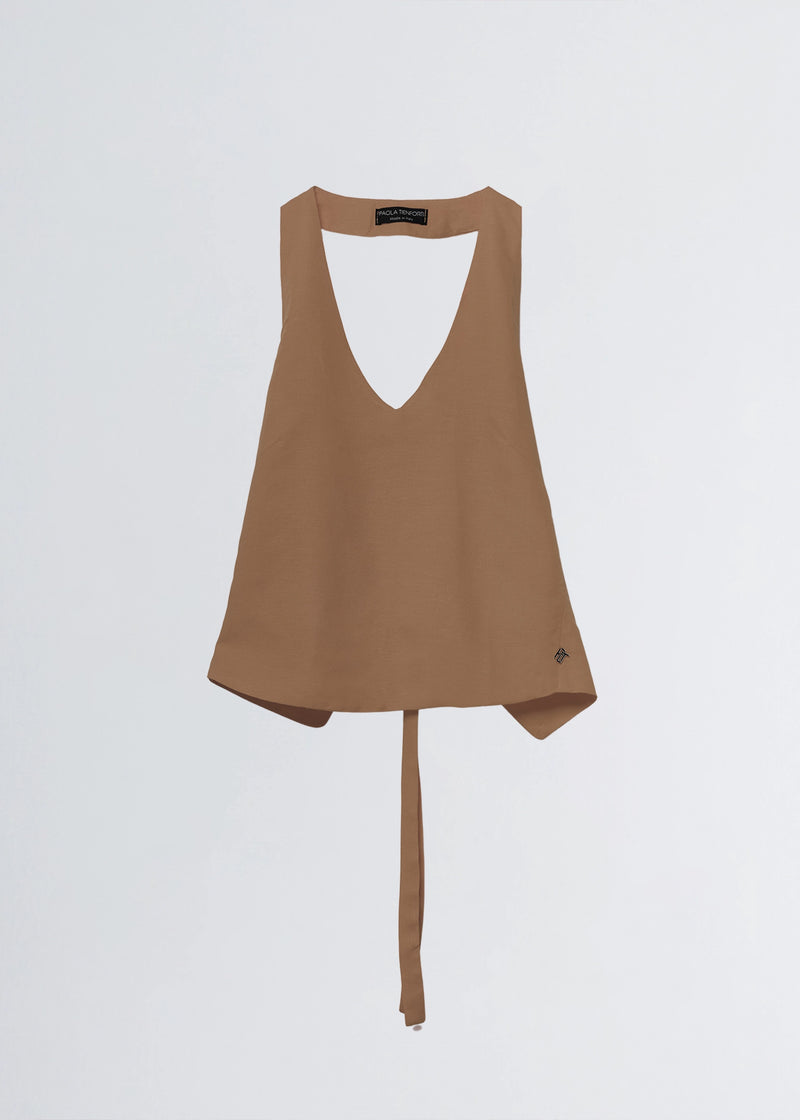 Paola T. Top In Lino Di Viscosa