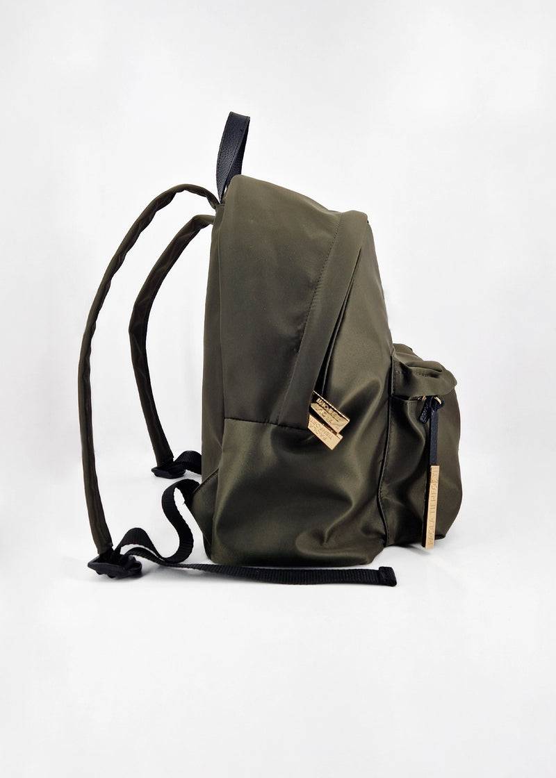 Paola T. Zaino In Nylon Tecnico Con Rifiniture Oro