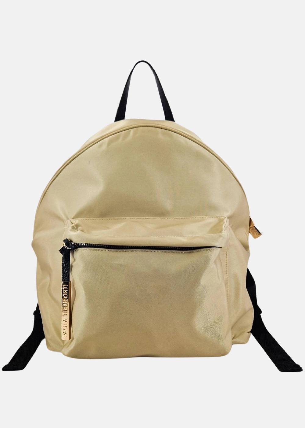 Paola T. Zaino in nylon tecnico con rifiniture oro