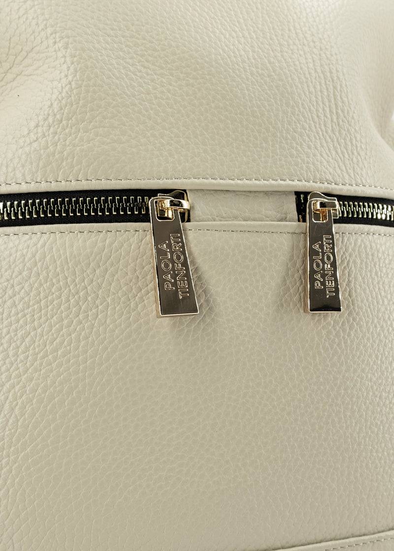 Paola T. Zaino In Pelle Con Dettagli Oro