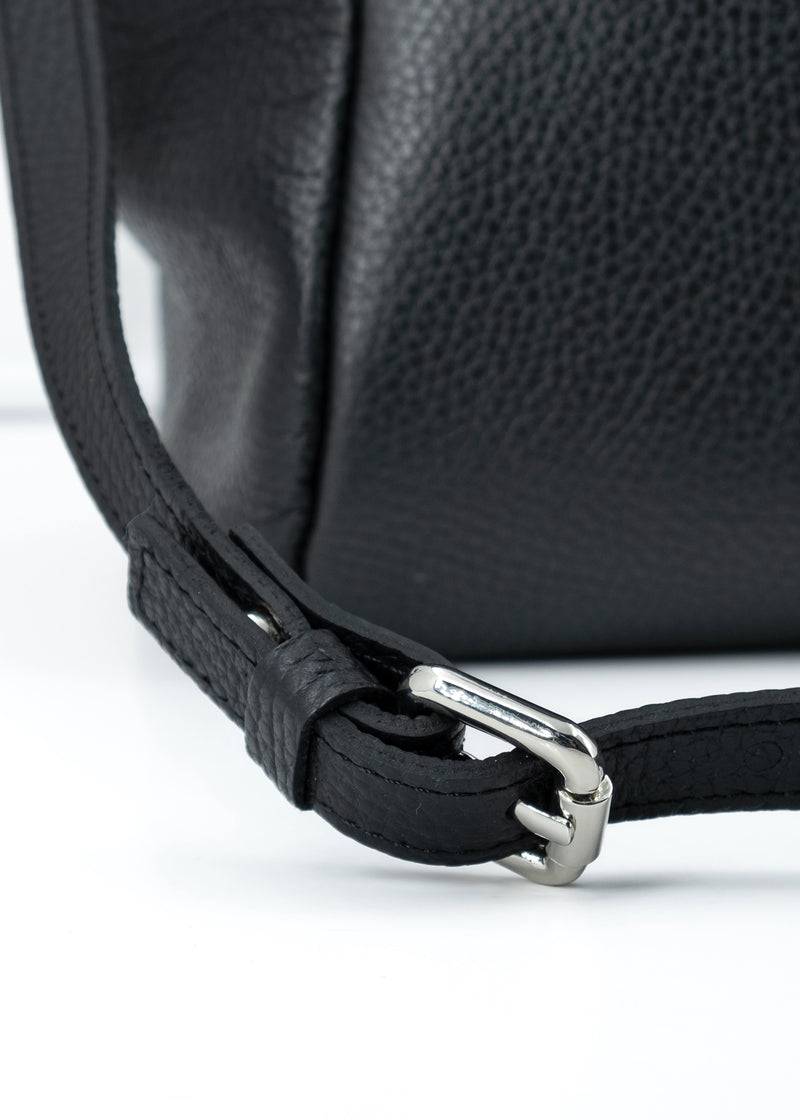 Paola T. Shopper In Pelle Morbida Con Dettagli Argento