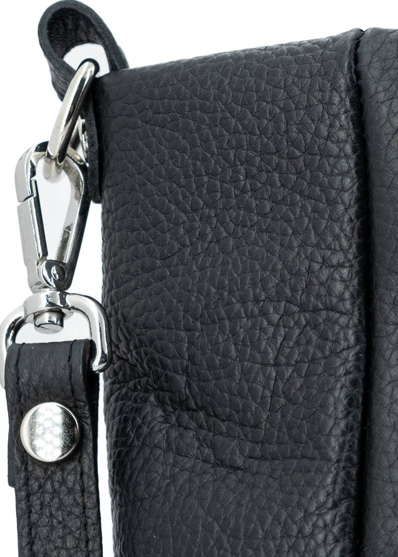 Paola T. Shopper In Pelle Morbida Con Dettagli Argento