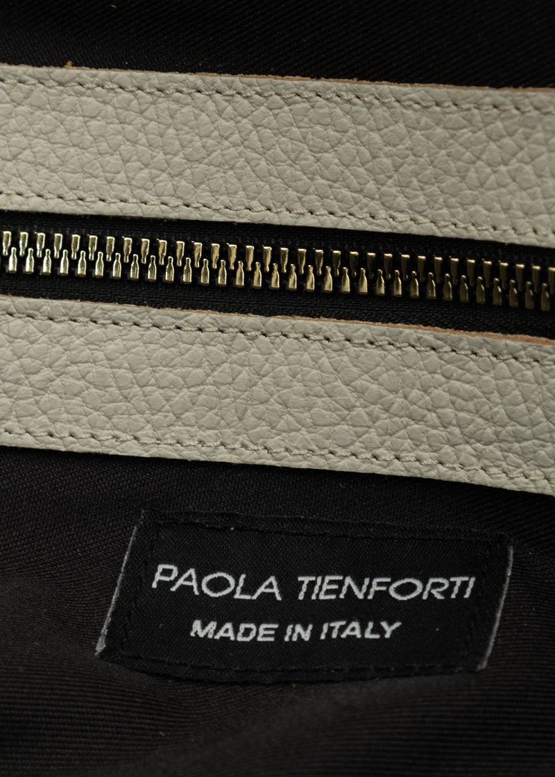 Paola T. Shopper Large In Pelle Morbida Con Dettagli Oro