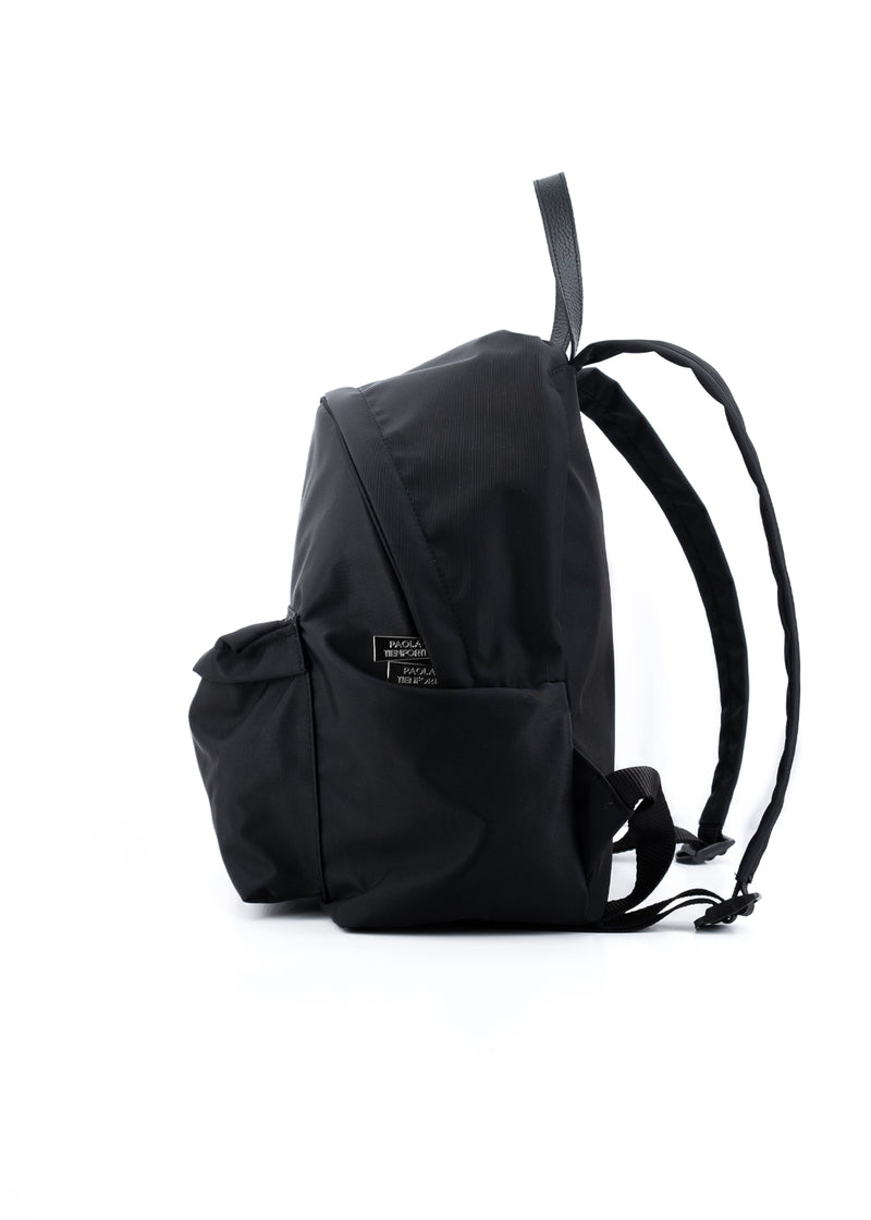 Paola T. Zaino In Nylon Tecnico Con Rifiniture Argento