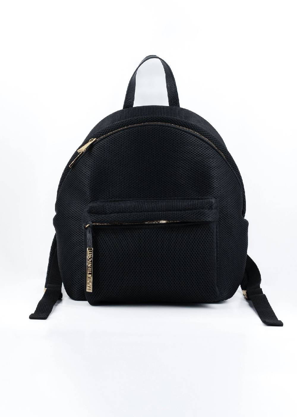 Paola T. Zaino in tessuto traforato con pendente oro