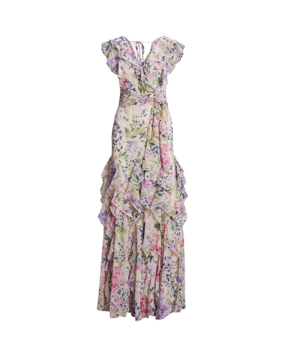 LAUREN RALPH LAUREN ABITO A FIORI IN GEORGETTE 253933485001 SKU: 253933485001