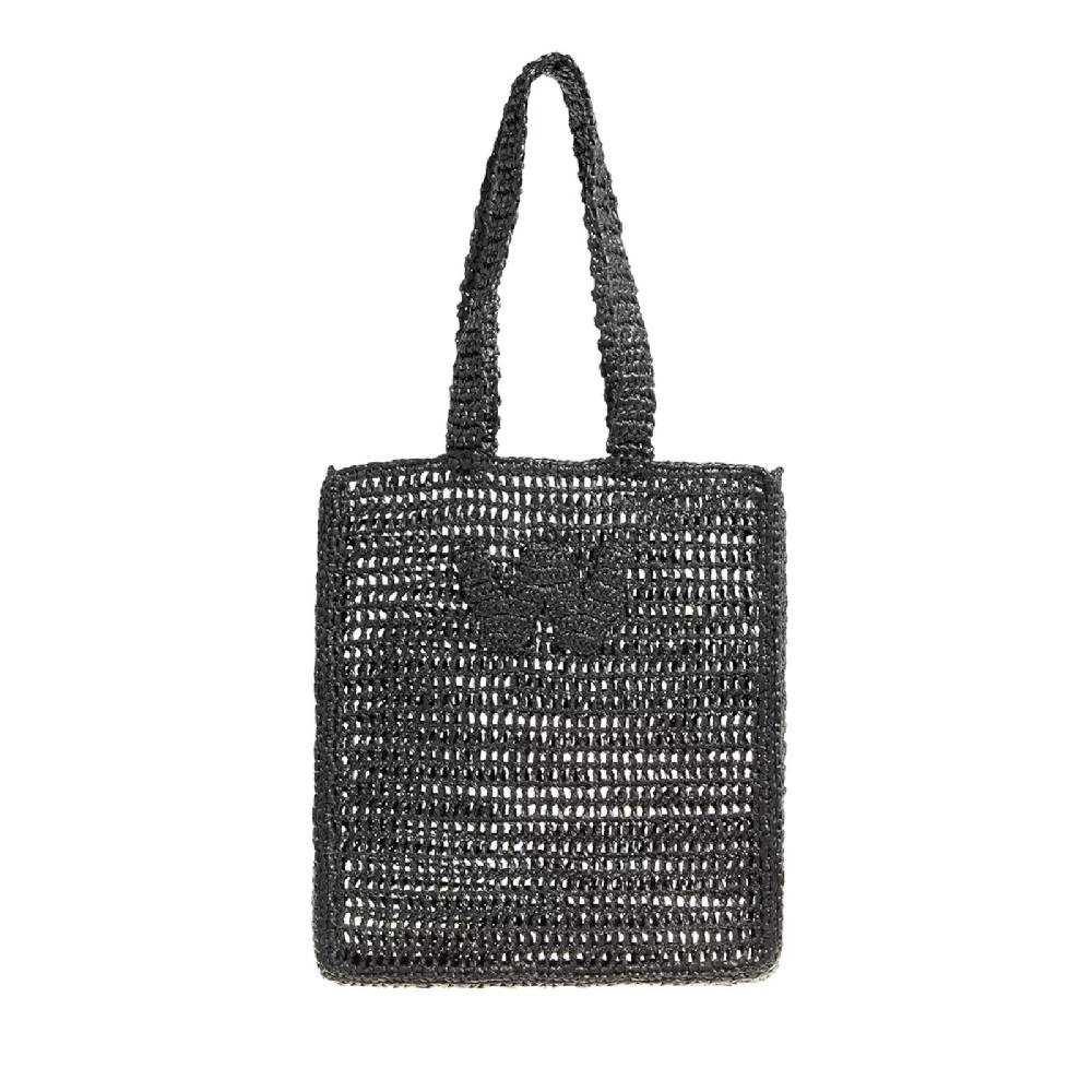 MAX MARA WEEKEND BORSA SHOPPER SALOON IN MACRAMÈ NERA 2415511195600006 SKU: 2415511195600006
