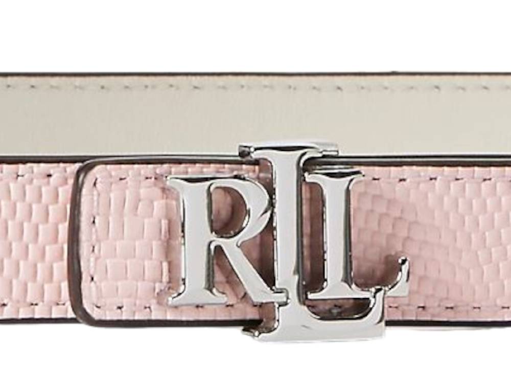 LAUREN RALPH LAUREN Cintura Reversibile Goffrata Con Logo 412935629001 SKU: 412935629001