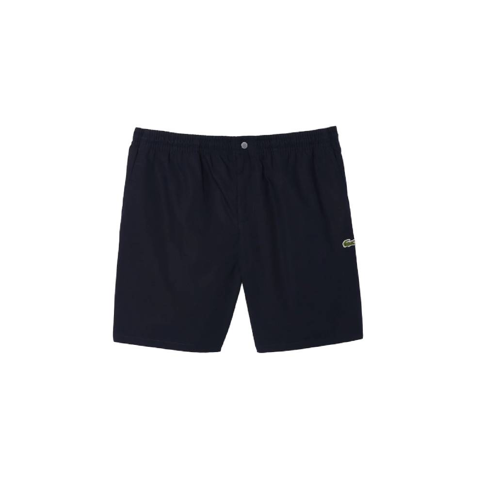 LACOSTE PANTALONI CORTI RELAXED FIT ELASTICIZZATI IN POPELINE DI COTONE GH7220HDE SKU: GH7220HDE
