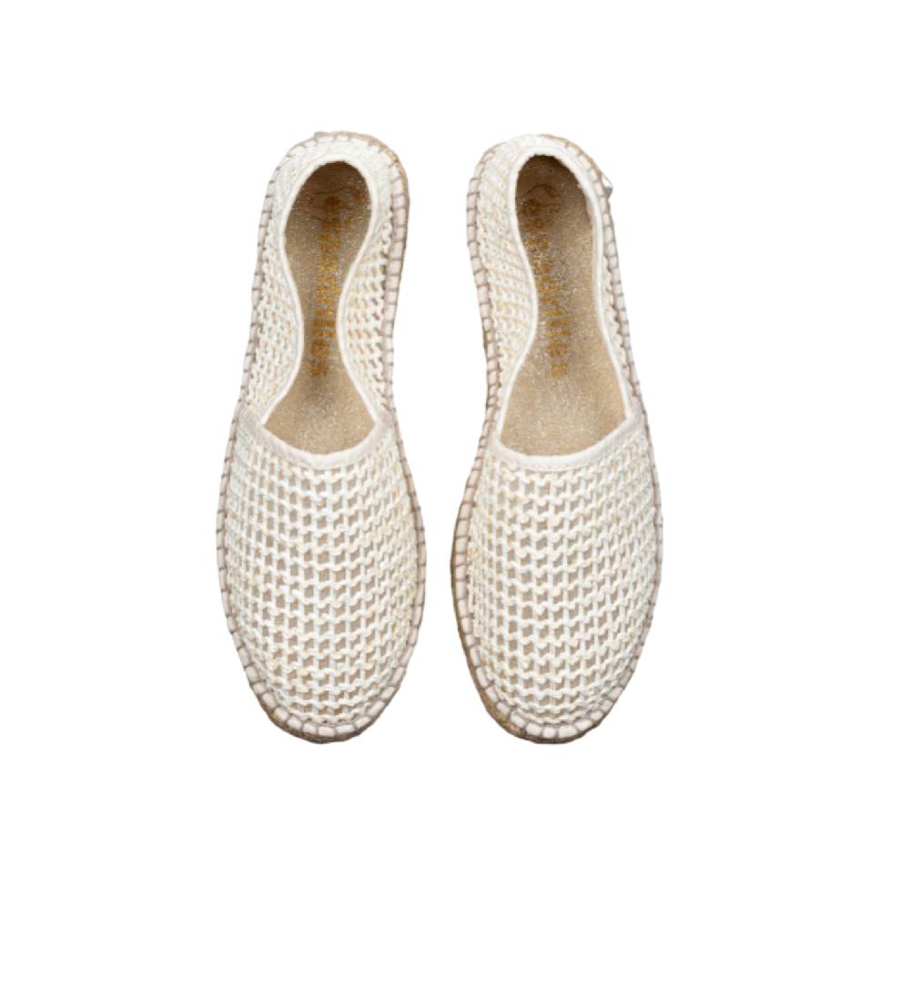 ESPADRILLES SLIP ON DENNY RETE BIANCA 1559119BLANCO SKU: 11559119BLANCO