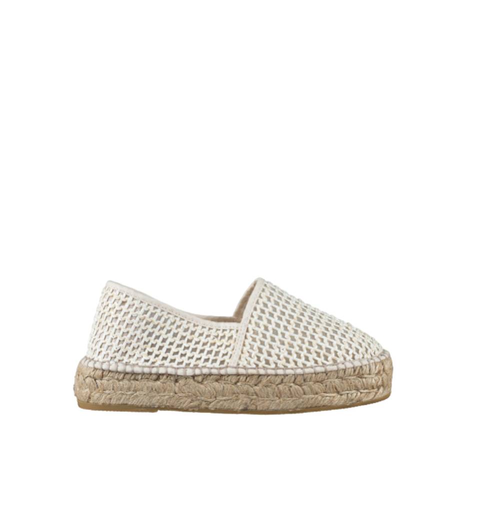 ESPADRILLES SLIP ON DENNY RETE BIANCA 1559119BLANCO SKU: 11559119BLANCO