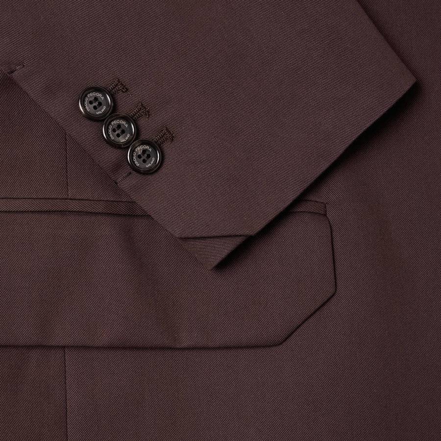 Paolo Pecora Blazer Monopetto In Cotone Fluido - Ebano