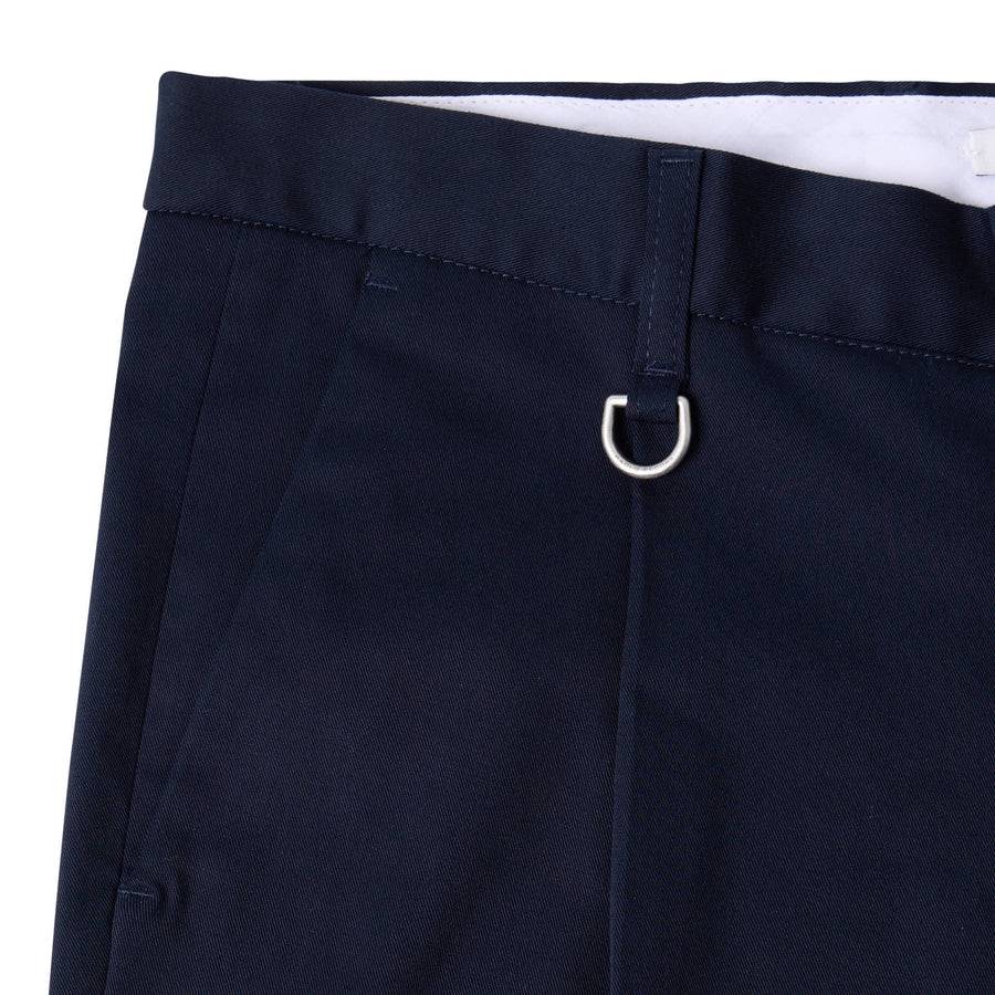 Paolo Pecora Chino Sartoriale In Gabardina Di Cotone - Blu Navy