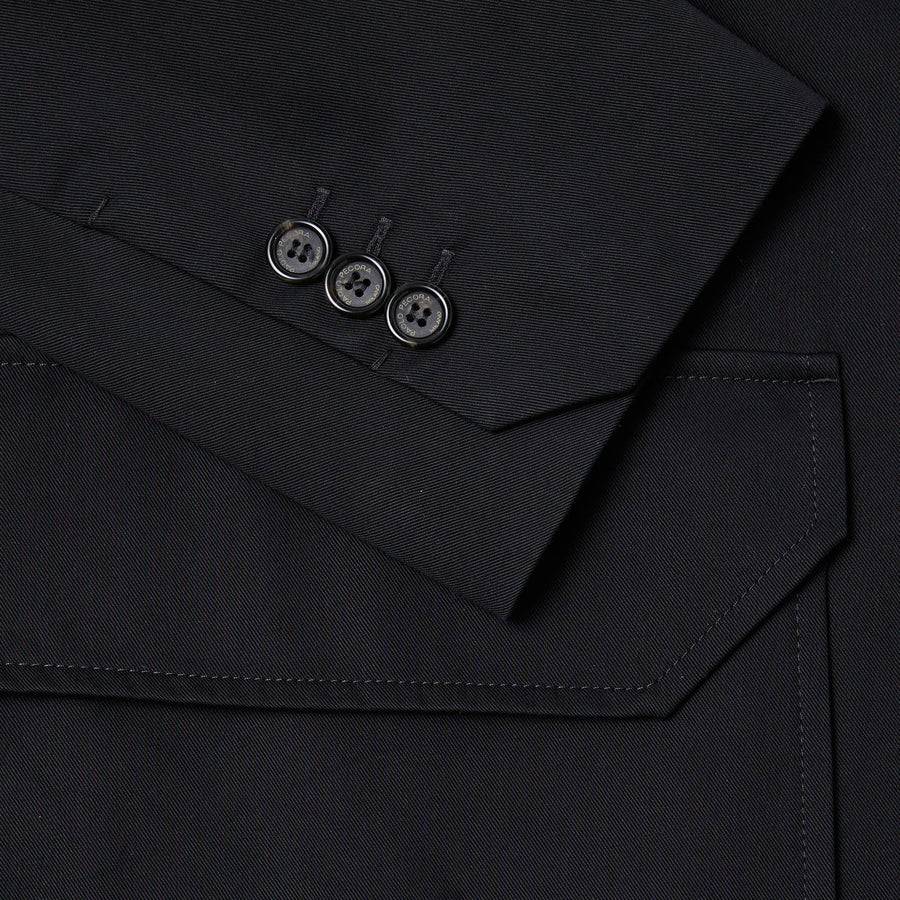 Paolo Pecora Giacca Sportiva In Tela Di Cotone - Nero