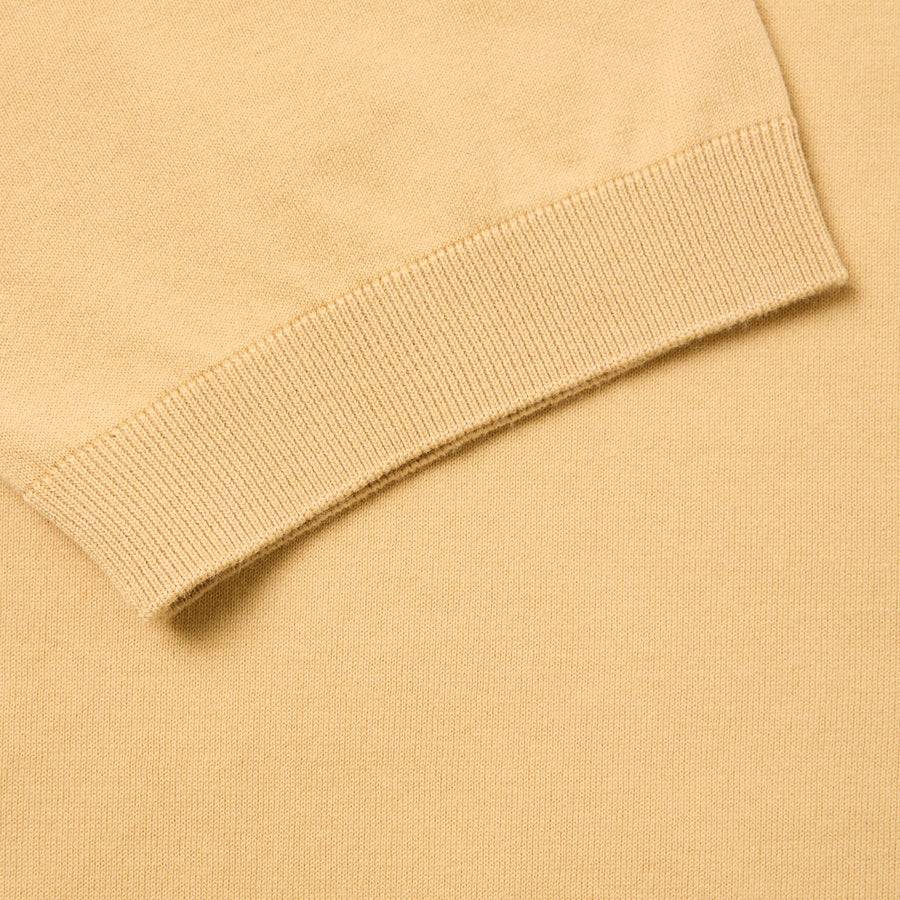 Paolo Pecora Maglia Girocollo In Puro Cotone Extrafine - Curry