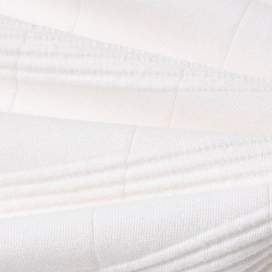 Paolo Pecora Maglia In Cotone Crepe Extrafine - Bianco Motivo Diagonale