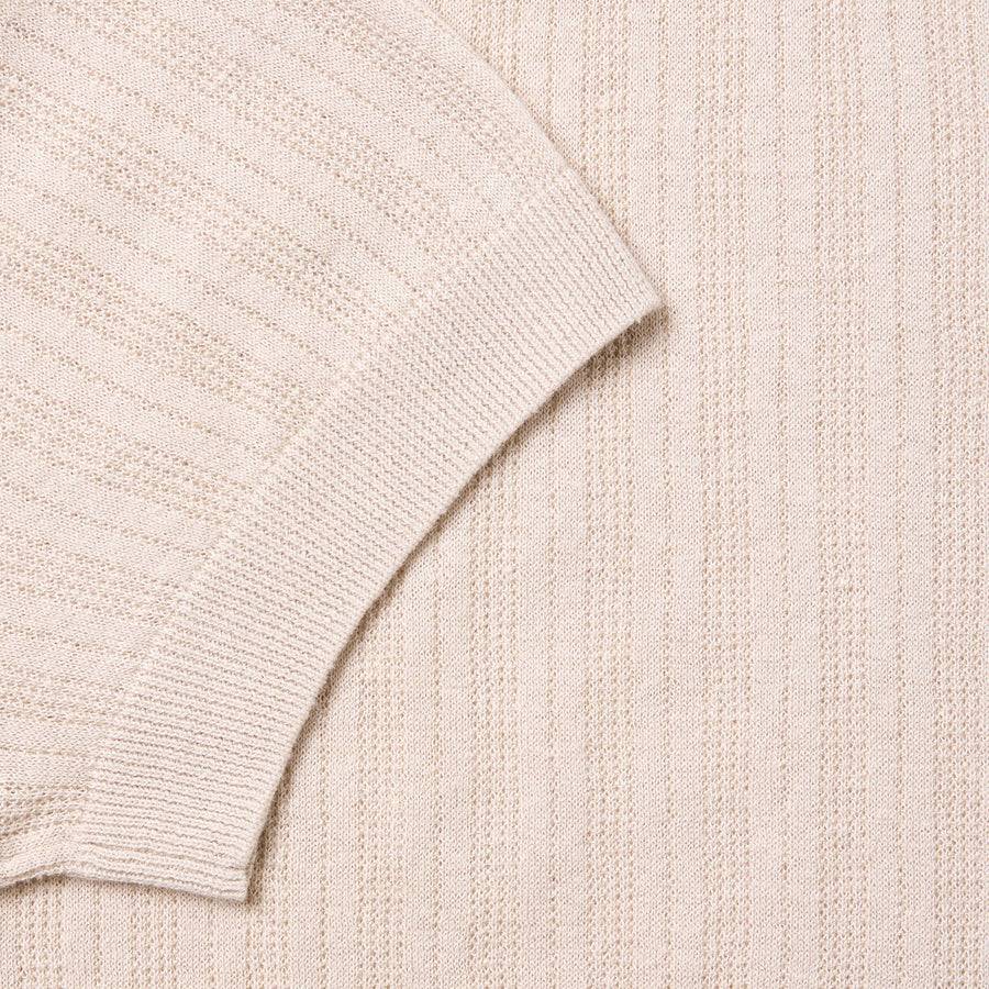 Paolo Pecora Maglia In Lino Cotone Extrafine - Sabbia