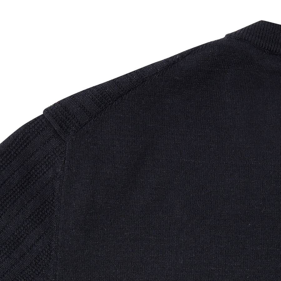 Paolo Pecora Maglia Manica Corta In Lino Cotone Extrafine - Nero