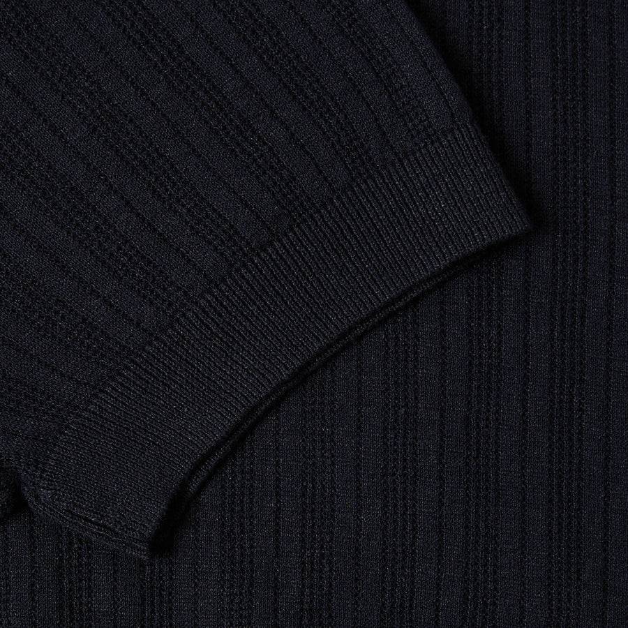 Paolo Pecora Maglia Manica Corta In Lino Cotone Extrafine - Nero