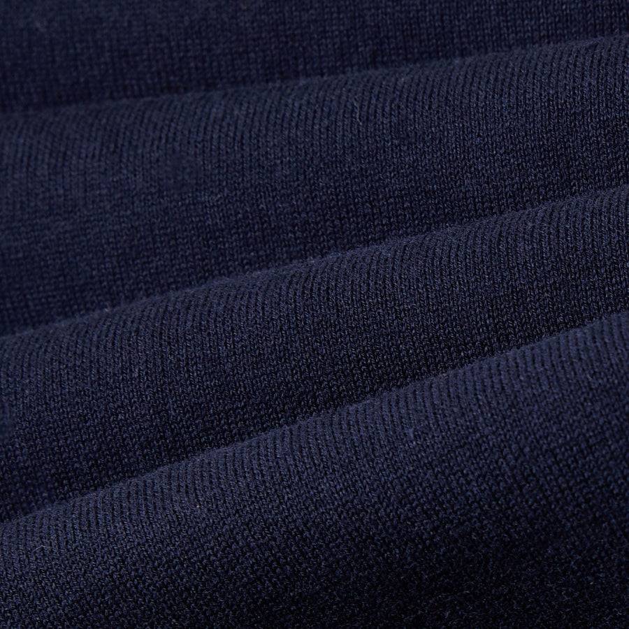 Paolo Pecora Maglia Manica Lunga In Puro Cotone Extrafine - Blu