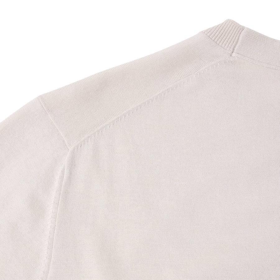 Paolo Pecora Maglia Manica Lunga In Puro Cotone Extrafine - Sabbia