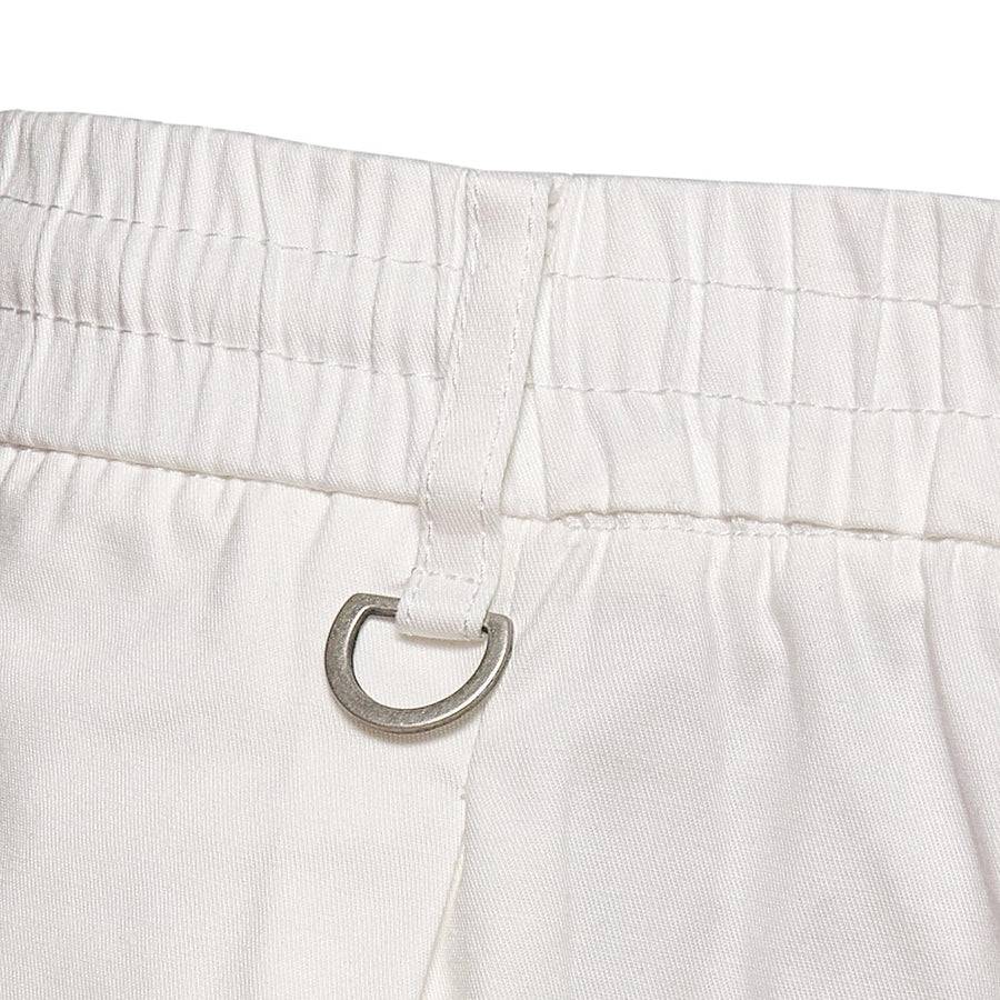 Paolo Pecora Bermuda In Tela Di Cotone Panna