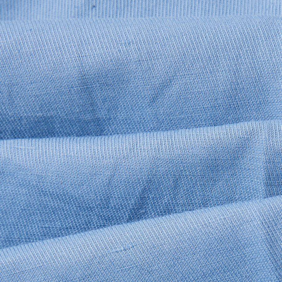 Paolo Pecora Chino In Tela Di Cotone Lino - Azzurro