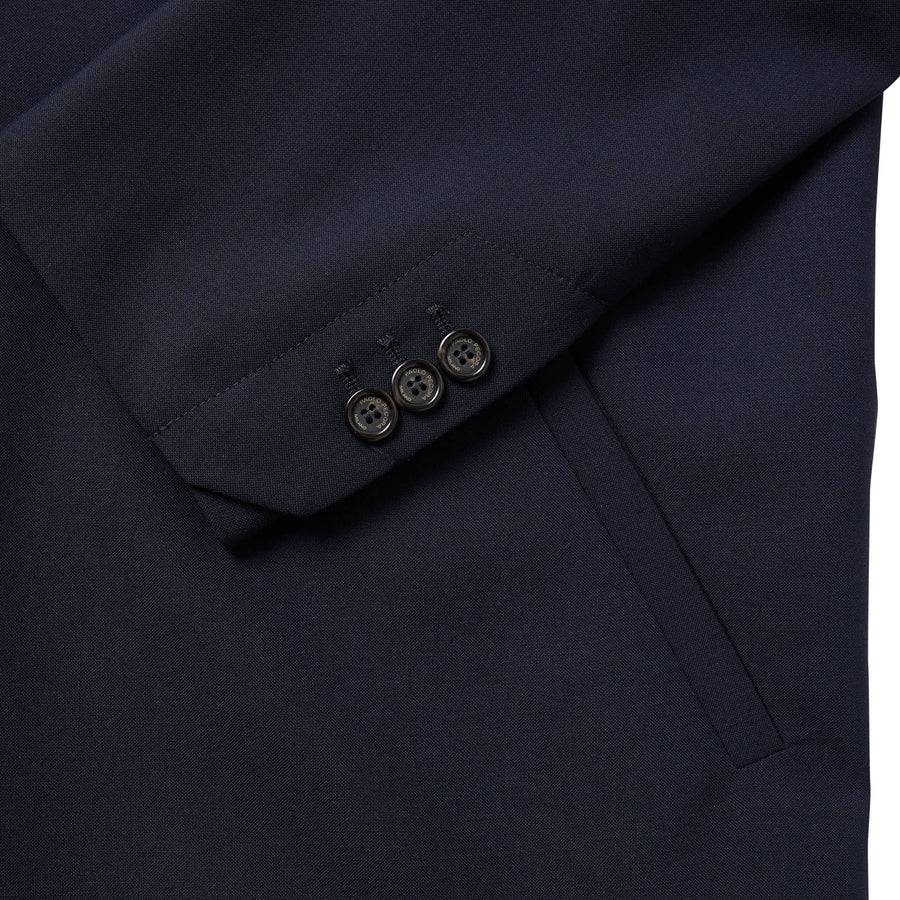 Paolo Pecora Giacca In Fresco Lana - Blu Navy