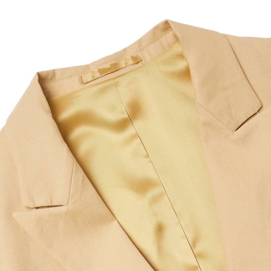 Paolo Pecora Giacca In Tela Di Cotone Lino - Curry