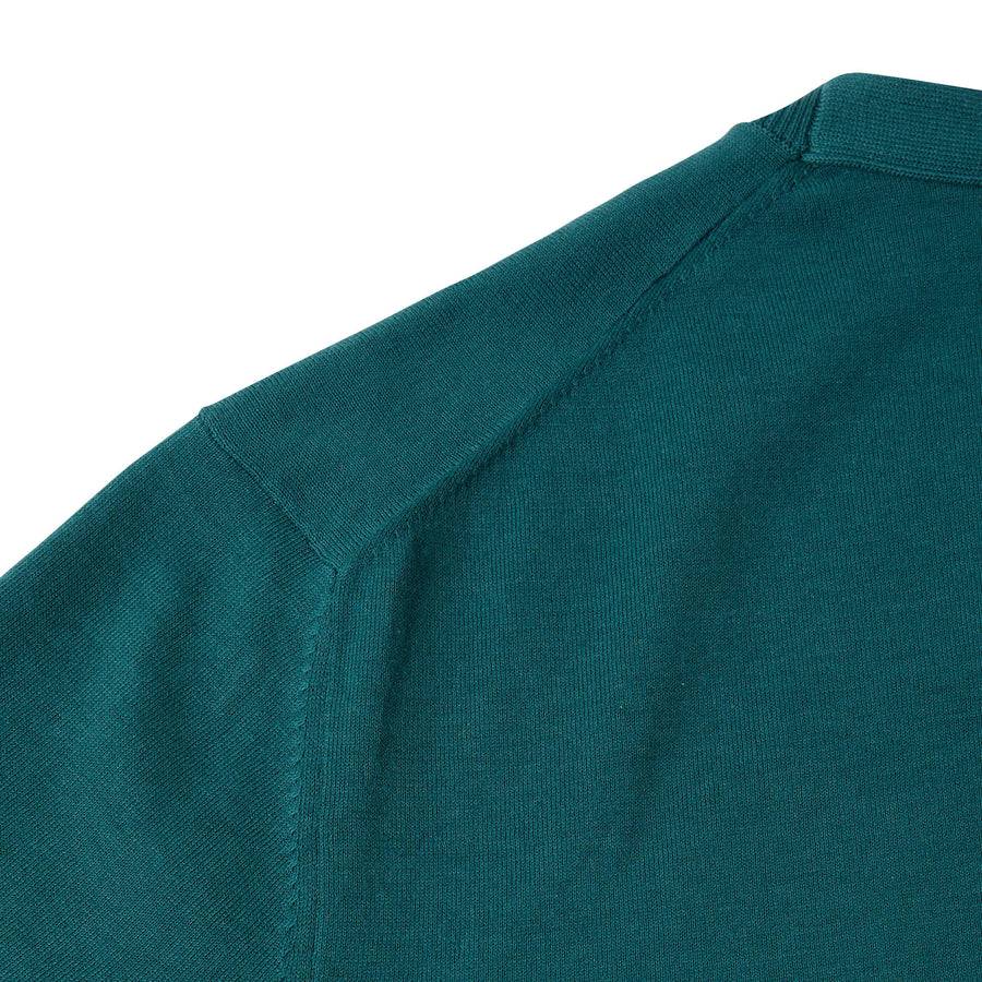 Paolo Pecora Maglia Puro Cotone Extrafine - Verde